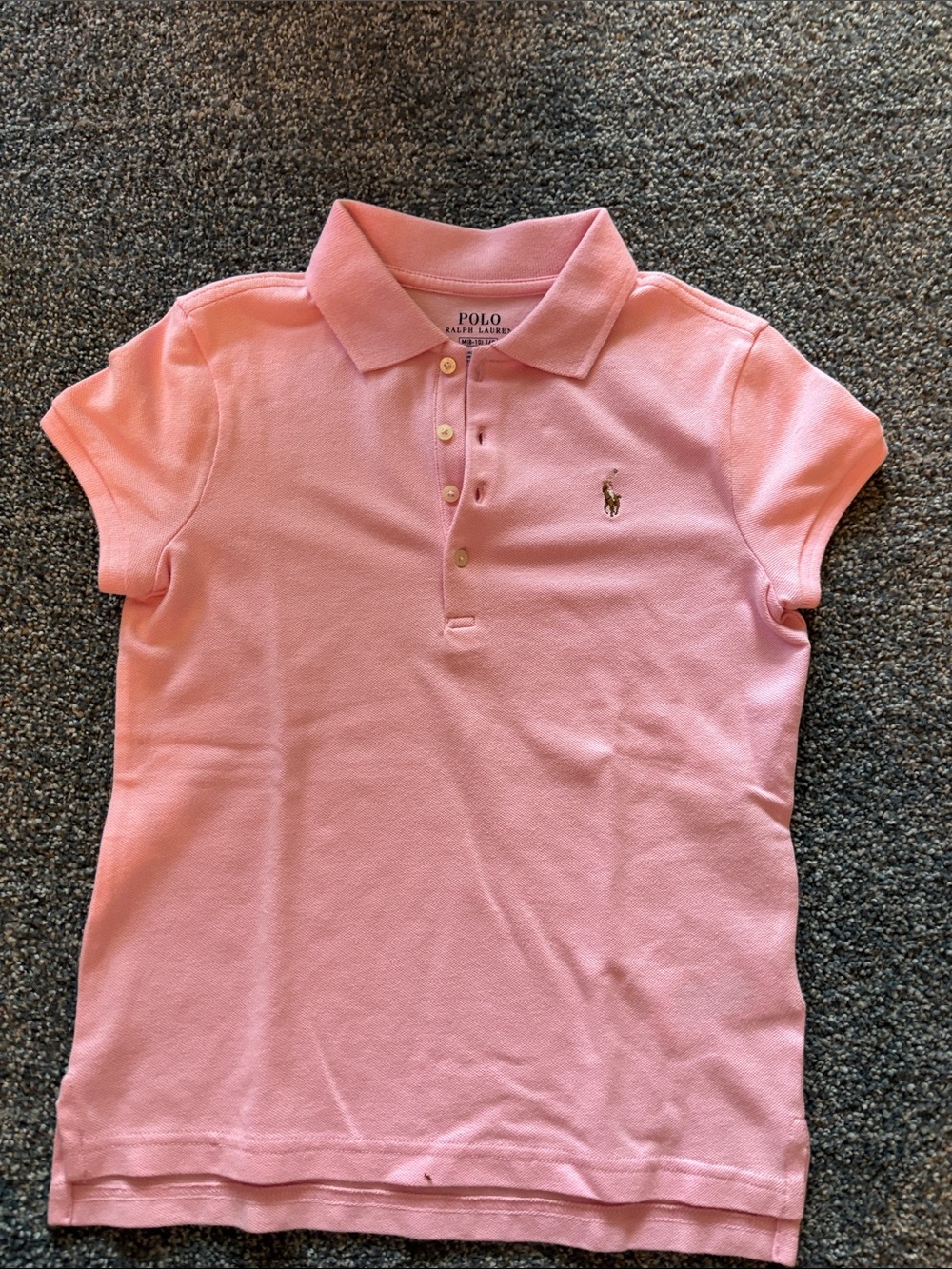 Ralph Lauren Pink Polo Shirt with Embroidered Pony